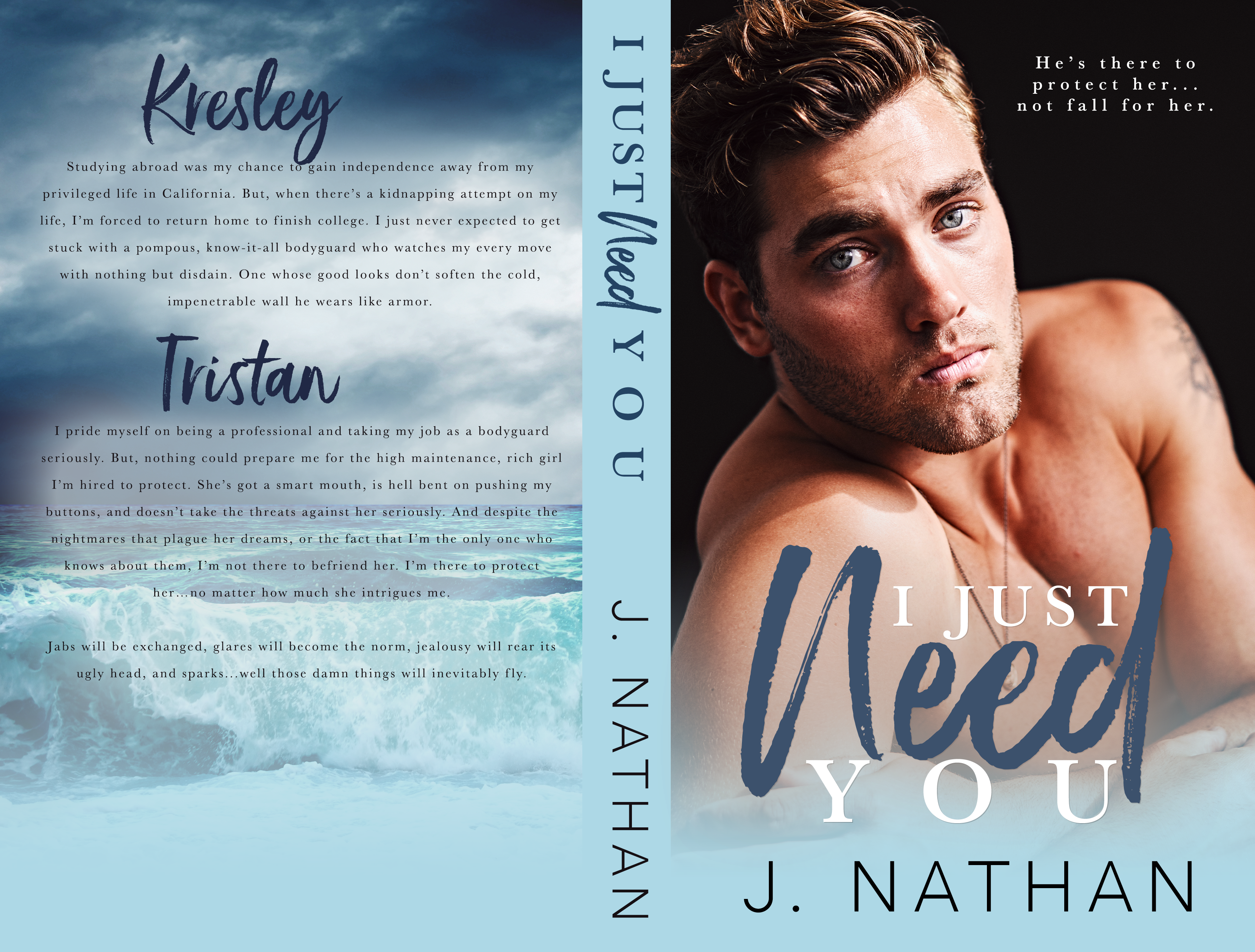 COVER JACKET I Just Need You by J Nathan